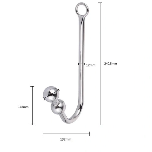 Anal Hooks Elegant Anal Hook Beaded Cuffs and Collar with 5334 0116